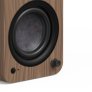 Kanto Living YU4 2nd Gen (2nd Gen) 160 W Powered Speakers System with Bluetooth 5.3 Phono Preamp USB-C WALNUT