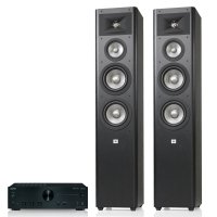 Onkyo A-9050 Receiver & JBL Studio 280 Full Size Tower Speakers Stereo BUNDLE