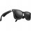 Ausounds AU-Lens Unisex True Wireless Audio Wayfarer Sunglasses BLACK