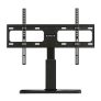Sanus VSTV1 Universal Swivel TV Stand for 32 to 60 Inch TVs Height Adjustable Tabletop Base BLACK