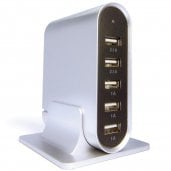 iQ 5 USB Port Desktop Charging Station (Q.C 3.0)