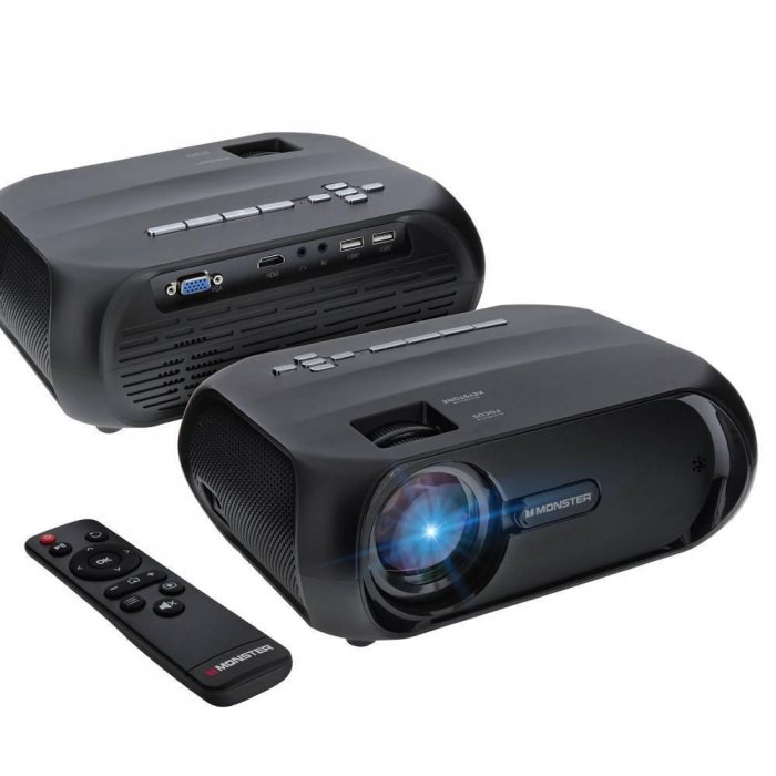 Monster MHV11051CAN 720P LCD Image Projector Remote Control - Click Image to Close