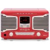 Teac SL-D800BT Wireless Bluetooth Vintage Retro Radio RED