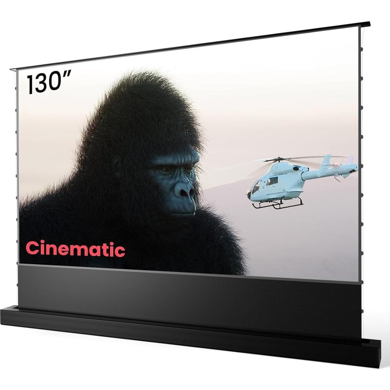 AWOL Vision Floor Rising UST ALR 130 Inch Floor Rising Projection Screen