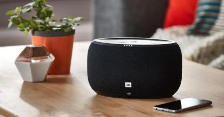 Description image for JBL LINK 300 Voice Activated / Google Assistant Speaker BLACK