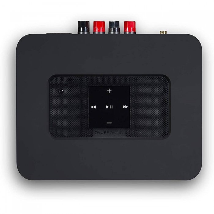 Bluesound Powernode Hi-Res Wireless Music-Streaming Multi-Room Amplifier BLACK - Click Image to Close