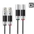 Pro-Ject Connect it Phono RS Balanced DIN to XLR Cable Pure Silver 1.23m