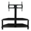 Bell'O MG2202 Triple Play 50-Inch TV Stand For TVs Up To 55-Inch BLACK
