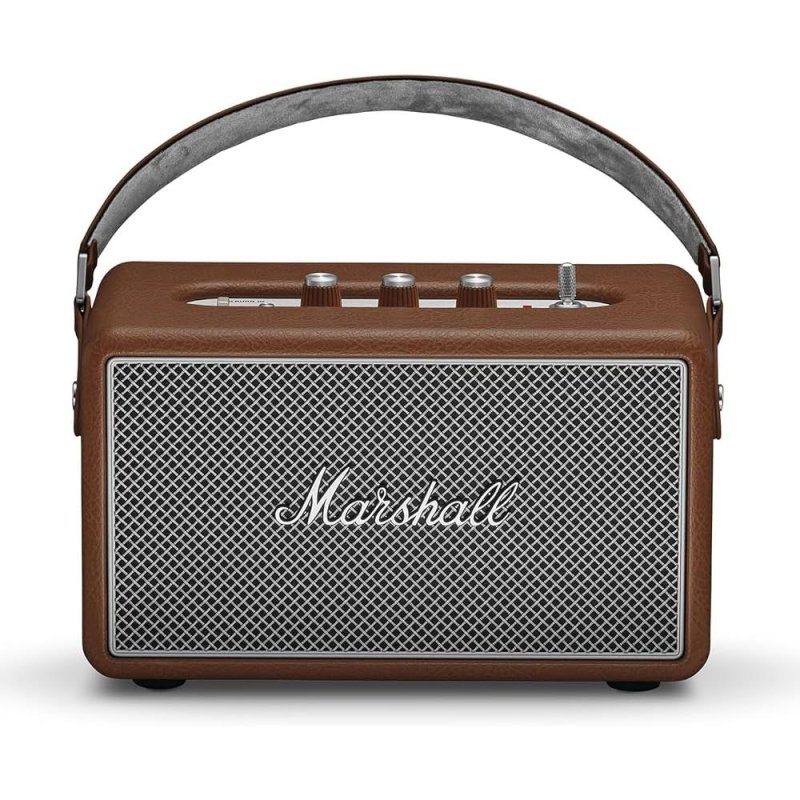 Marshall Kilburn III Portable Bluetooth Speaker with Carry Strap BROWN