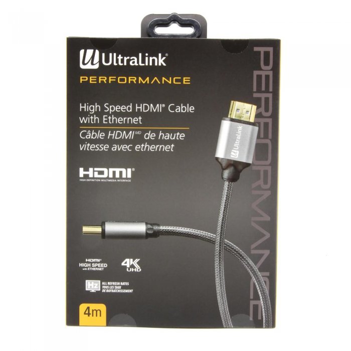UltraLink ULP2HD4 Performance 4K UHD High Speed HDMI Cable (4M) - Click Image to Close