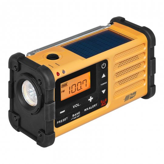 Sangean MMR-88 FM/AM All-Weather Handcrank Solar Emergency Alert Radio