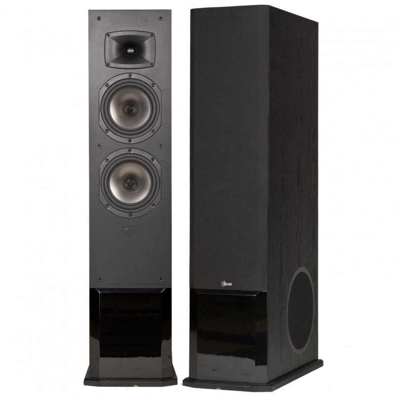 Ikon Audio HW28 3-Way 8" Tower Speakers with Side Woofers (Pair)