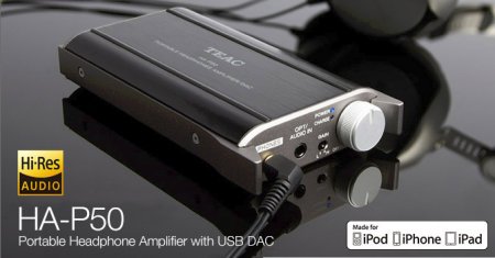 HA-P50 - Portable Headphone Amplifier with USB DAC
