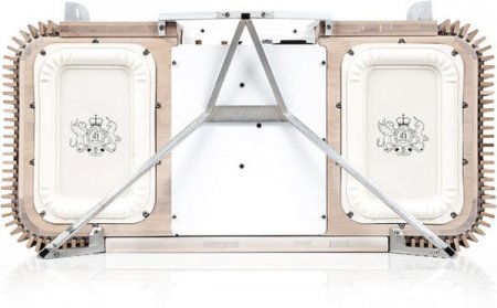Description image for iFi Aurora All-In-One WiFi Eight Speaker Reference System w Hybrid Tube Class A Amp BAMBOO