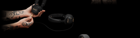 Description image for Marshall MID Active Noise Cancelling (ANC) Bluetooth Headphones BLACK