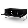 NorStone KHALM 100 Modular TV Stand with IR Glass Door Wall Mount or Floor Cabinet for TVs up to 60 Inch BLACK