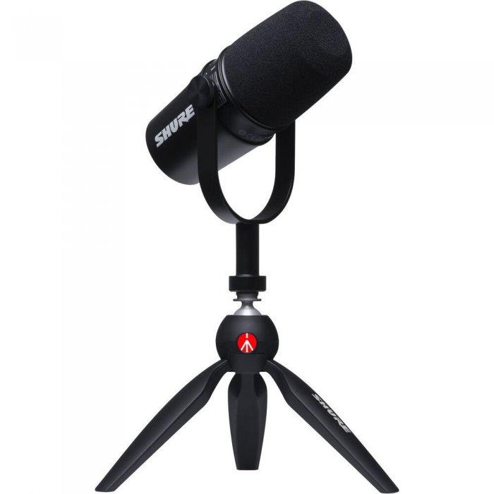 Shure MV7-K USB Podcast Microphone for Recording, Live Streaming & Gaming w Built-In H - Click Image to Close