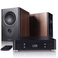 Mission LX-Connect True Wireless Speaker System w LX Connect-Hub WALNUT - Open Box