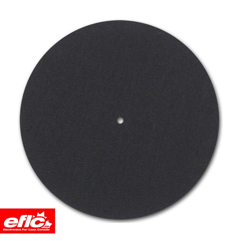 Project Turntable Slipmat Felt Mat 300mm BLACK Canada