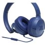 JBL Tune 500 On-Ear Headphones with One-Button Remote/Mic BLUE