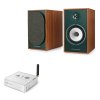 Triangle AIO C Wi-Fi Network Player & Borea BR03 CONNECT Powered Bookshelf Speaker Streaming Bundle OAK GREEN