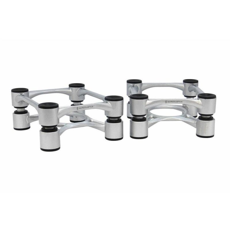 IsoAcoustics Aperta Speaker Stands SILVER (Pair)