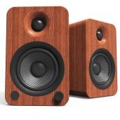 Kanto YU4Walnut 70W Powered Speakers with Bluetooth and Phono Preamp WALNUT - Open Box