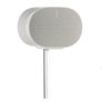Sanus WSSE3A1 Height-Adjustable Speaker Stand for Sonos Era 300 (Single) WHITE