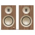 Kanto Living TUK 2nd Gen (2nd Gen) 260 W Premium Powered Speaker System with Bluetooth 5.4 Dual RCA and USB-C Inputs MATTE WALNUT W/ ROSE GOLD