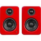 Kanto YU2GR Powered Desktop Speakers GLOSSY RED - Open Box