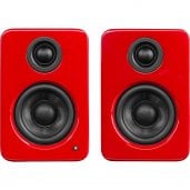 Kanto YU2GR Powered Desktop Speakers GLOSSY RED - Open Box