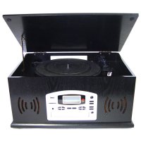 Technosonic USB-848 Ultimate All-In-One Wooden Console with USB