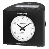Sangean RCR-9BK AM/FM-RDS Digital Tuning Atomic Clock Radio BLACK
