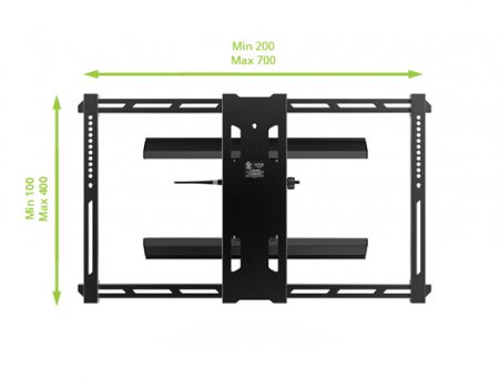 Description image for Kanto PMX680 Pro Series Full Motion Wall Mount for 39"-82" TVs BLACK