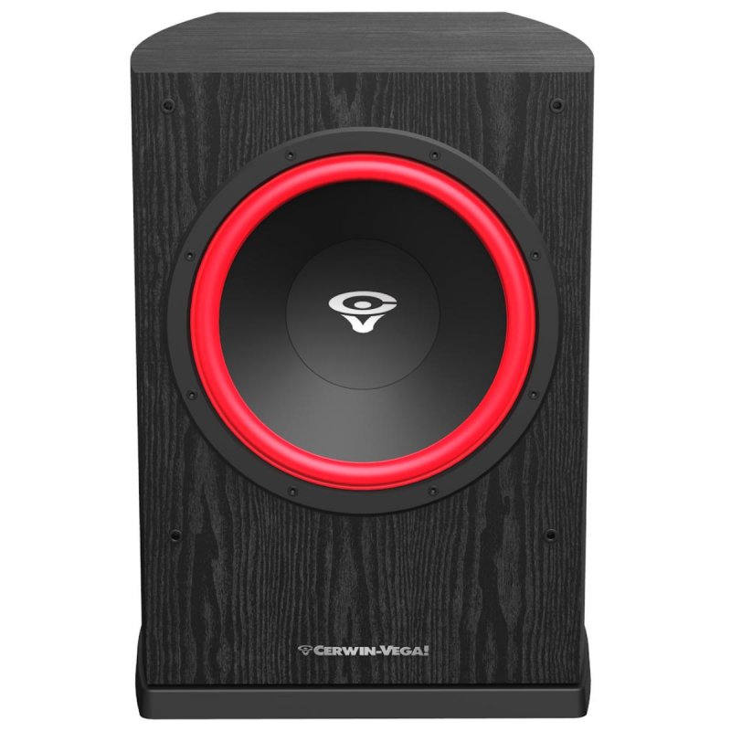 Cerwin Vega LA110 10-Inch Powered Active Subwoofer (Each) BLACK