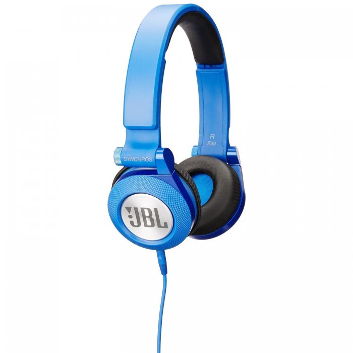 JBL Synchros E30BT On-Ear Headphones BLUE - Click Image to Close