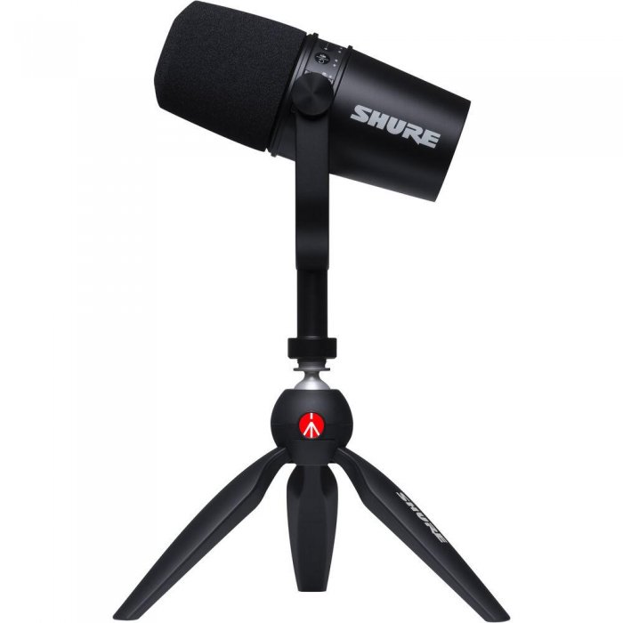 Shure MV7-K USB Podcast Microphone for Recording, Live Streaming & Gaming w Built-In H - Click Image to Close