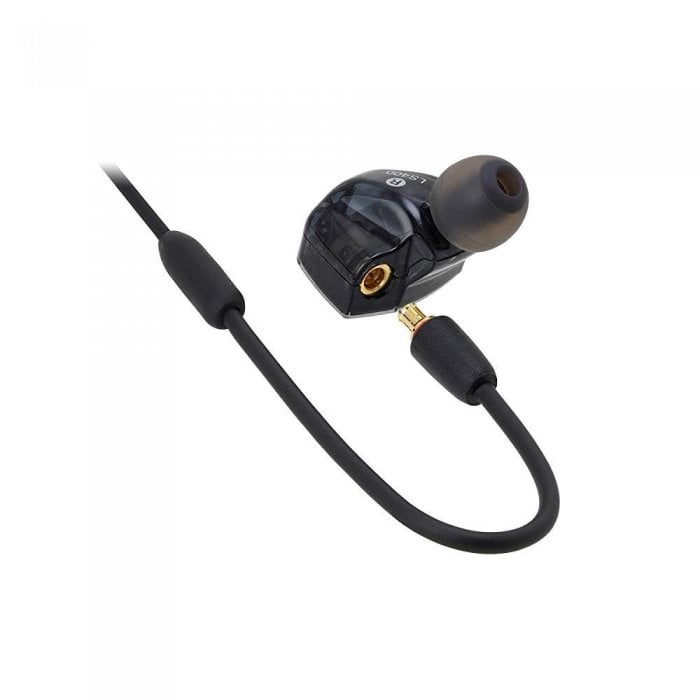 Audio Technica ATH-LS400iS In-Ear Quad Armature Driver Headphones w/In-line Mic & Control - Click Image to Close