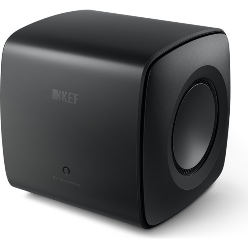 KEF KC62 Uni-Core Dual 6.5" Powered Subwoofer 1000W CARBON BLACK