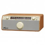 Sangean WR-12 AM/FM Analog Wooden Vintage Style Radio WALNUT