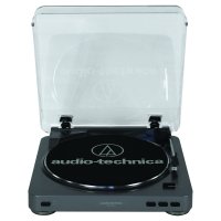 Audio-Technica AT-LP60BK-USB Belt Driven USB Turntable (Black)