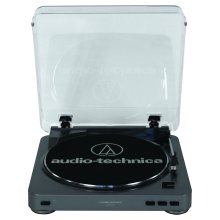 Audio-Technica AT-LP60BK-USB Belt Driven USB Turntable (Black)