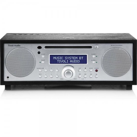 Tivoli Audio HI-FI Music System AM/FM Aux-In w Bluetooth, CD Player & Clock Radio BLACK