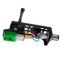 Audio-Technica AT95E/HSB Cartridge w Universal Headshell BLACK