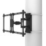 Kanto PSC350 Full Motion Column &amp; Pillar TV Mount for 37"-75" TVs BLACK