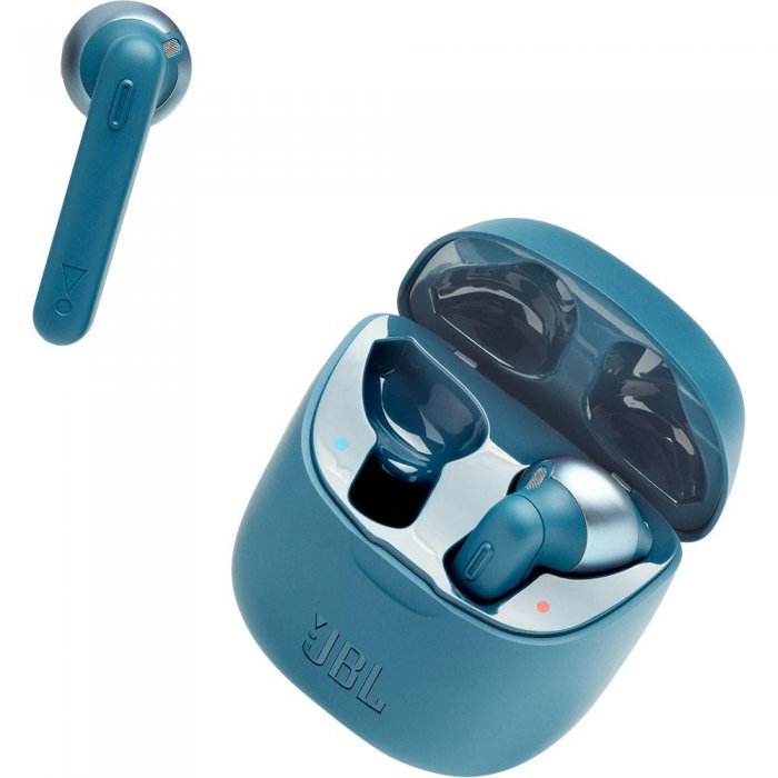 JBL Tune 220TWS True Wireless Earbud Headphones BLUE - Click Image to Close