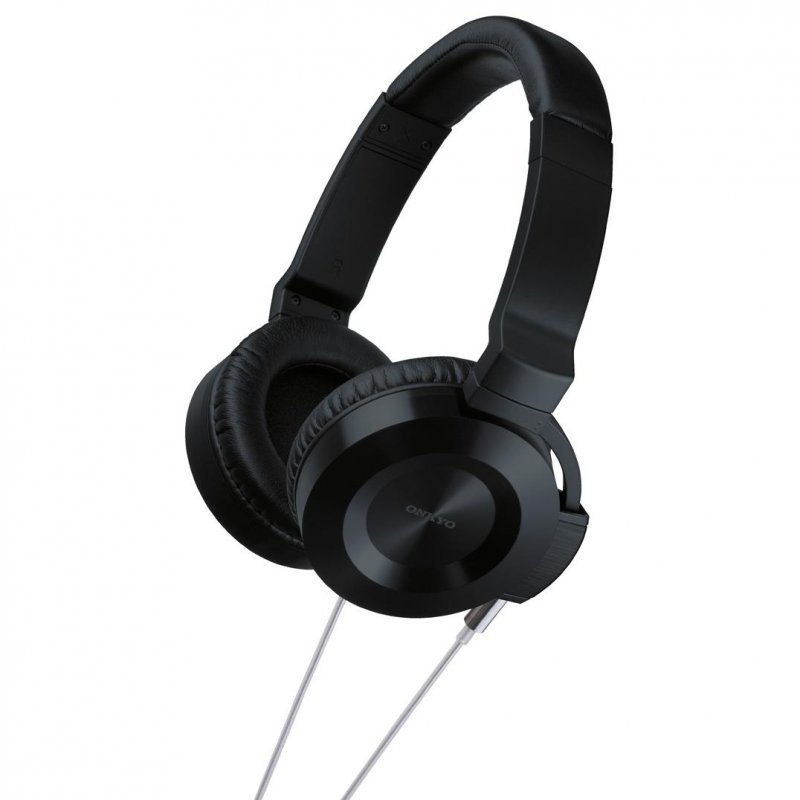 Onkyo ES-HF300(s) On-Ear Headphones BLACK / Silver Cord