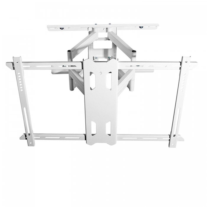 Kanto PDX650W Full Motion Wall Mount for 37-75 inch Displays WHITE - Click Image to Close