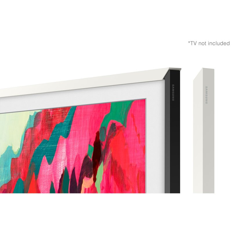 Samsung 75-inch The Frame Customizable Bezel Modern WHITE