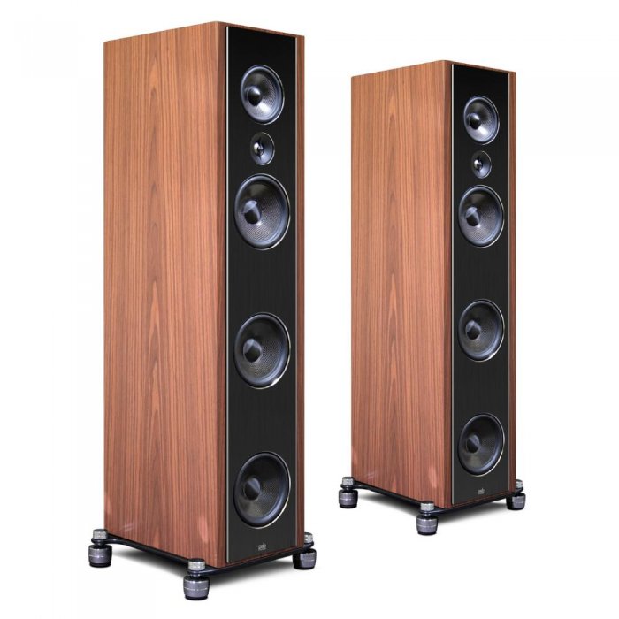 PSB Synchrony T800 Tower with 8" Woofer Satin (Pair) WALNUT - Click Image to Close